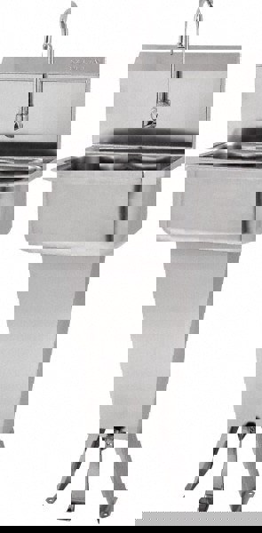 Hands-Free Hand Sink: 304 Stainless Steel